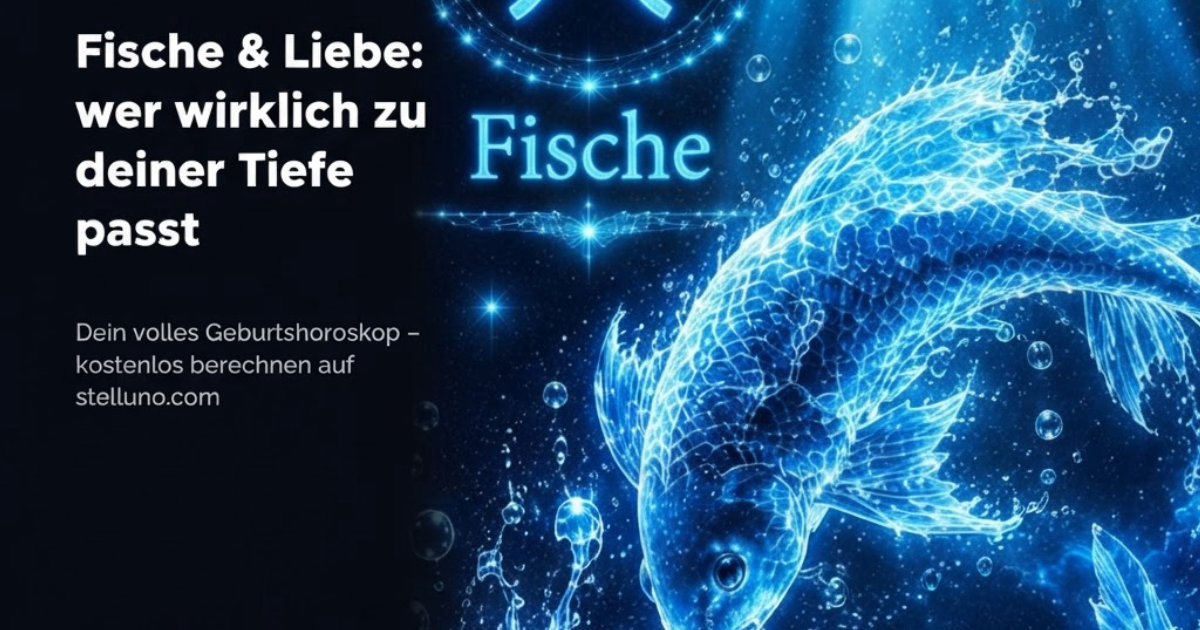 Fische & Liebe – Anziehung, Partner und Kompatibilität bei stelluno