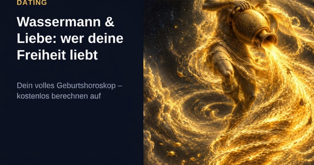 Wassermann & Liebe – Anziehung, Partner und Kompatibilität bei stelluno